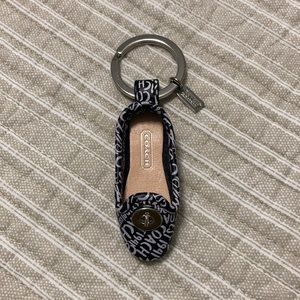 Coach shoe bag charm/key ring